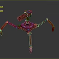 Turret Turntable Railgun Sci-fi Tower Defense Game Tower Defense Sci-fi Turret Game Turret Game Battery 3d model