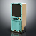 modern file machine public file machine 3d model