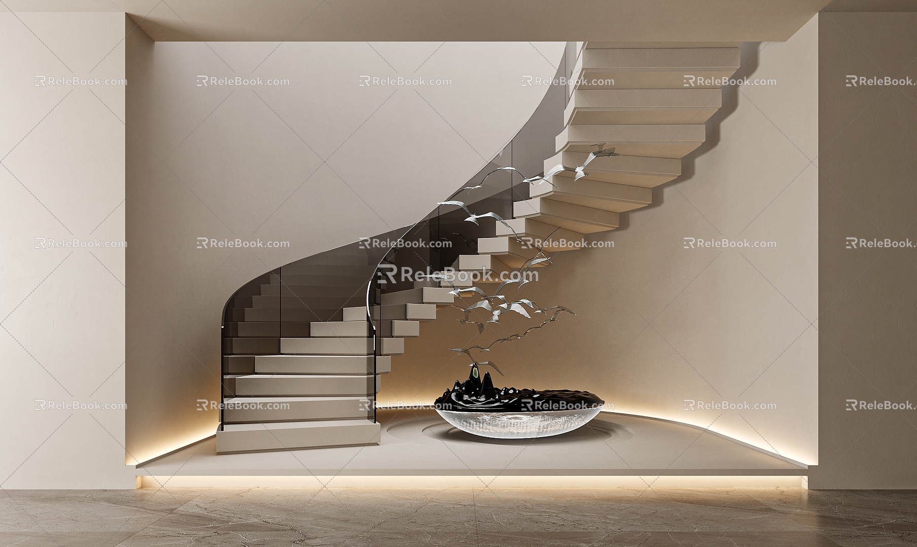 Silent Staircase 3d model