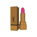 Elegant Pink Lipstick With Gold Case For Cosmetic Beauty Product