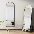 Modern Dressing Mirror Floor Mirror Full-length Mirror Fitting Mirror Dressing Mirror 3d model