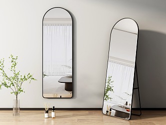 Modern Dressing Mirror Floor Mirror Full-length Mirror Fitting Mirror Dressing Mirror 3d model