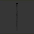 Detailed Black Tactical Weapon Featuring Modern Design Stock Barrel And Scope