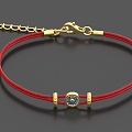 Bracelet Jewelry Bracelet Necklace Pendant 3d model