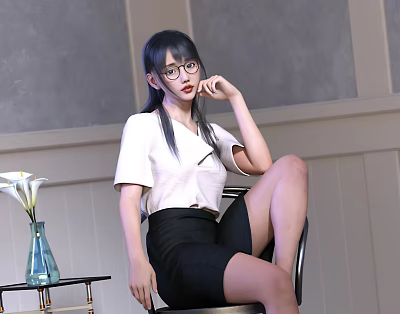 modern woman. 3d model modern woman. 3d model