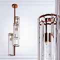 Modern chandelier 3d model