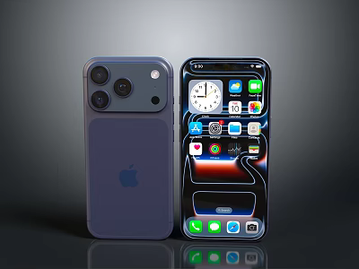 Latest Apple iPhone Smartphones With Dual Cameras And Touch Screen 3d model