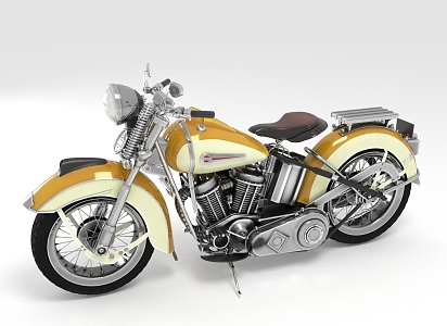 Modern Motorcycle 3d model