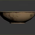 Elegant Copper Bowl With Intricate Engraved Patterns For Home Use