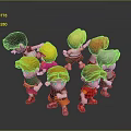 Characters Game Characters Game Characters Realistic Characters Cartoon Characters CG Characters PBR Characters 3d model