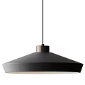 Modern Minimalist Pendant Lights with Black and White Shades for Home Interior Design