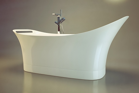 Bathtub Bathroom Bathtub Bathroom Faucet Home 3d model