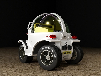 Modern Toy Car 3d model