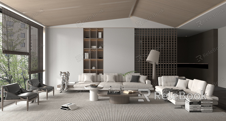 modern living room model