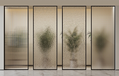 Changhong glass partition 3d model