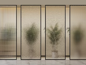 Changhong glass partition 3d model