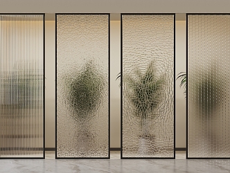 Changhong glass partition 3d model