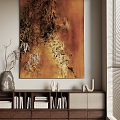 Zhao Wuji Decorative Painting Hotel Abstract Painting Oil Painting 3d model