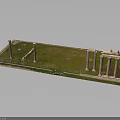 Ancient Ruins Historical Site With Stone Columns And Lush Grass Area