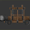 Siege Weapon Siege Vehicle Siege Tower Mobile Tower Mobile Tower Siege Tower Weapon Ancient Weapon 3d model