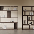 New Chinese Partition Cabinet Bookcase Display Cabinet 3d model