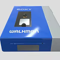 Sony Walkman Portable Cassette Player With Blue And Silver Classic Design