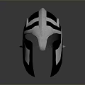 Silver Black Medieval Warrior Helmet With Classic Style For Battle Weapon Gear