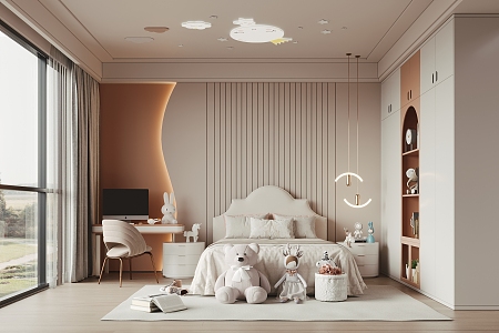 Modern Children's Room 3d model