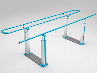Linkage lifting parallel bar 3d model