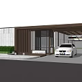 Modern Gate Entrance Gate 3d model