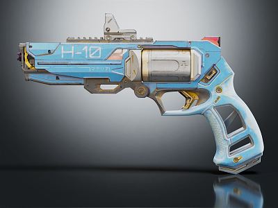 Modern Laser Gun Sci-Fi Laser Gun 3d model