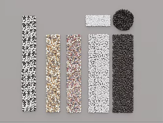 Pebbles Paving Stone Paving Landscape Stone Gravel Stone 3d model