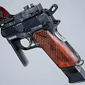 modern submachine gun 3d model