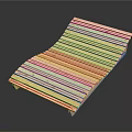 Wooden Curved Slat Furniture For Bed Frame Support With Natural Structure