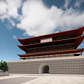 Chinese ancient building 3d model