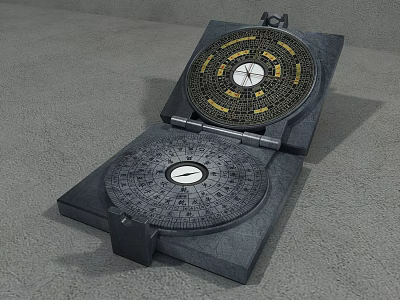 New Chinese Compasses 3d model New Chinese Compasses 3d model