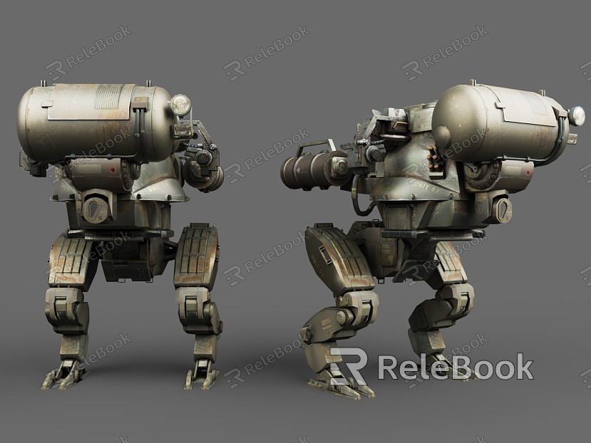 Meche century sci-fi style cyberpunk style sci-fi robot robot war machine sci-fi style model