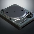 High Performance Vinyl Turntable Audio System With Precision Tonearm And Sound Quality 3d model