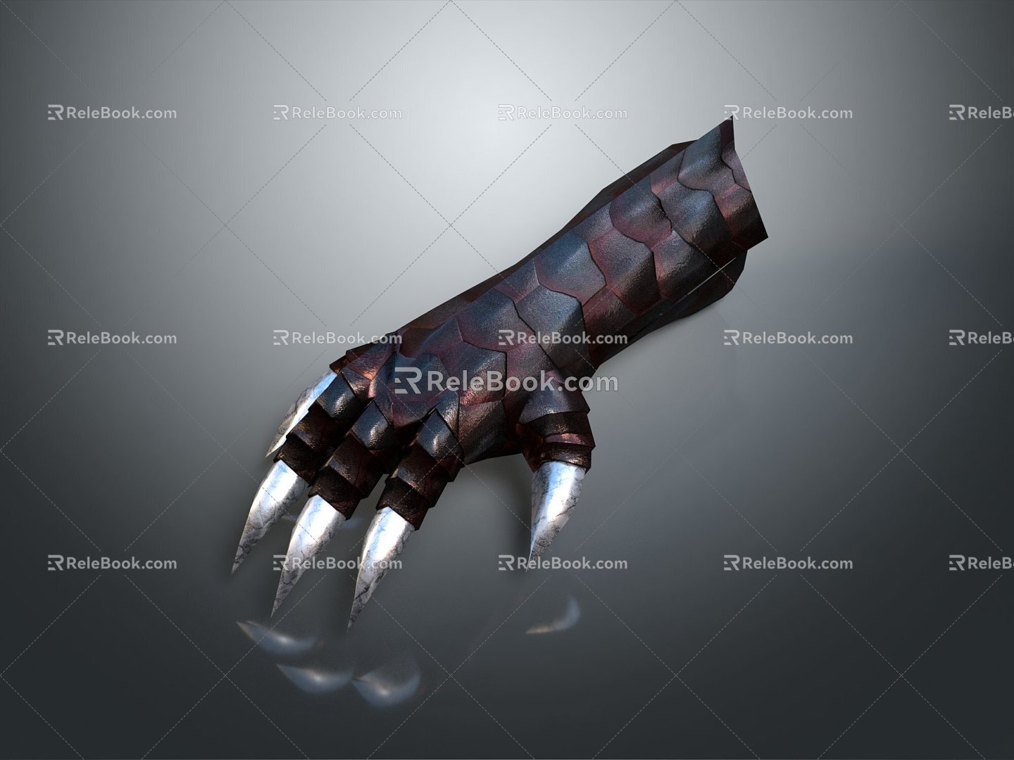 dragon claw claw claw manipulator 3d model