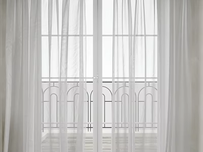 gauze curtain 3d model