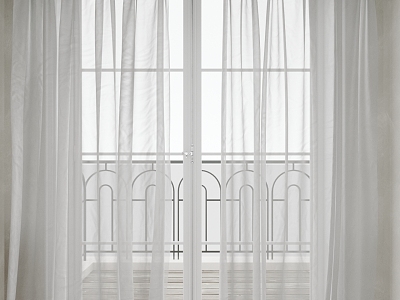 gauze curtain 3d model