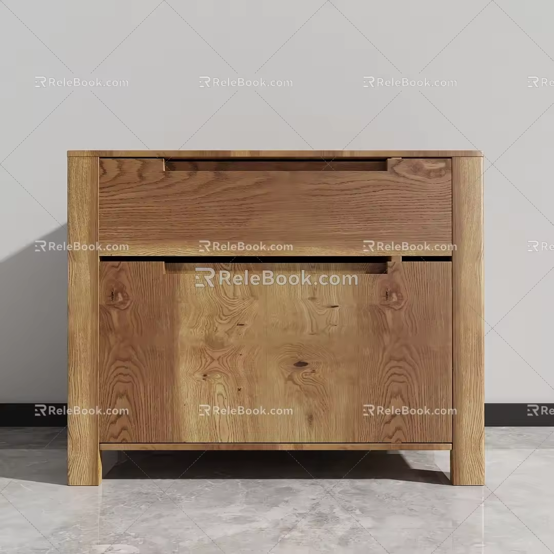 Bedside table 3d model