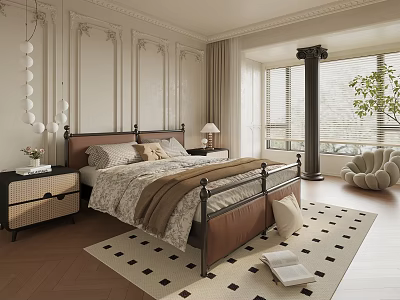 French Bedroom 3d model