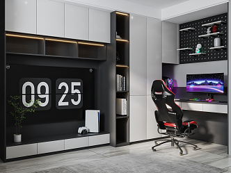 Modern E-sports Room Study E-sports Room 3d model