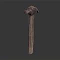 Classic Design Construction Hammer With Sturdy Wooden Handle And Metal Head For DIY Tasks