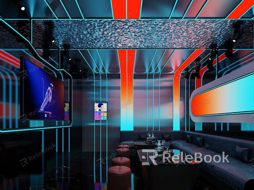 KTV rooms model