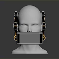 Sci-Fi Helmet Alien Helmet-Helmet High Tech Helmet Game Helmet 3d model