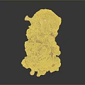 Natural Organ And Hair Structure With Rough Surface And Irregular Protrusions