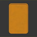Orange Plastic Storage Bin For Home Organization With Durable Design And Handle