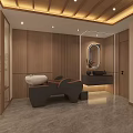 Elegant Traditional Chinese Beauty Salon Interior With Ancient Aesthetics And Decorative Elements